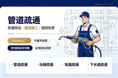 鹤壁管道疏通